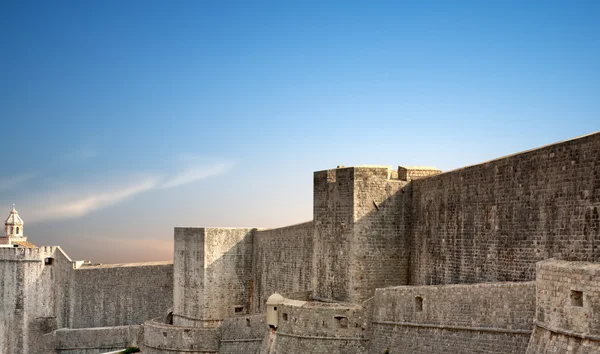 Ντουμπρόβνικ φρούριο τείχος της πόλης — Φωτογραφία Αρχείου