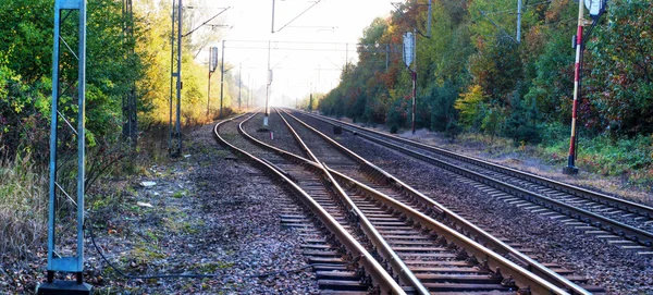 Železnice — Stock fotografie