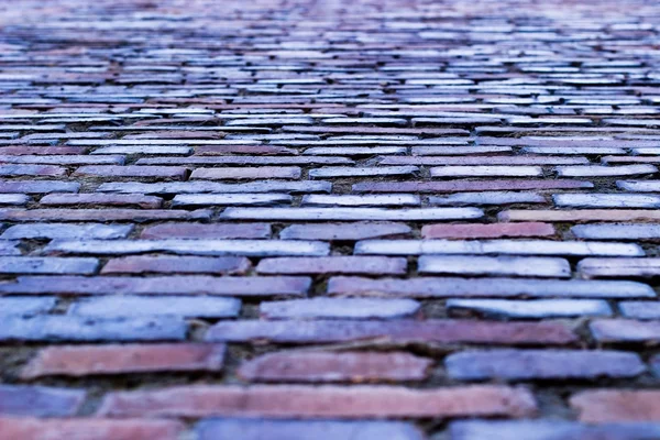 Groothoekzicht Een Oude Muur Verlaten Fabrieksgebouw — Stockfoto