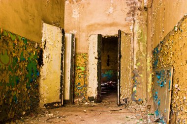 çok ağır kirli sanayi sitesi, yer, Avrupa'nın en kirli şehirlerinden biri olarak biliniyordu 1890's kalıntıları.