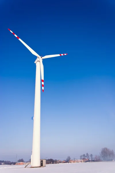 Turbine Eoliche Campo Verde Fonte Alternativa Energia — Foto Stock
