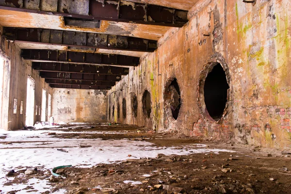 Ruinen Eines Sehr Stark Verschmutzten Industriegeländes 1890 War Der Ort — Stockfoto