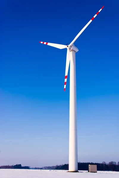Vindkraftverk Gröna Fält Alternativ Källa Energi — Stockfoto