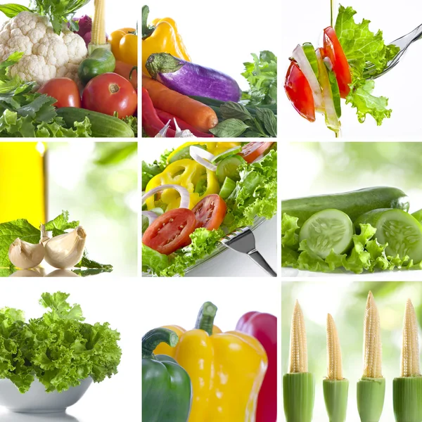 Food collage — Stock Photo, Image