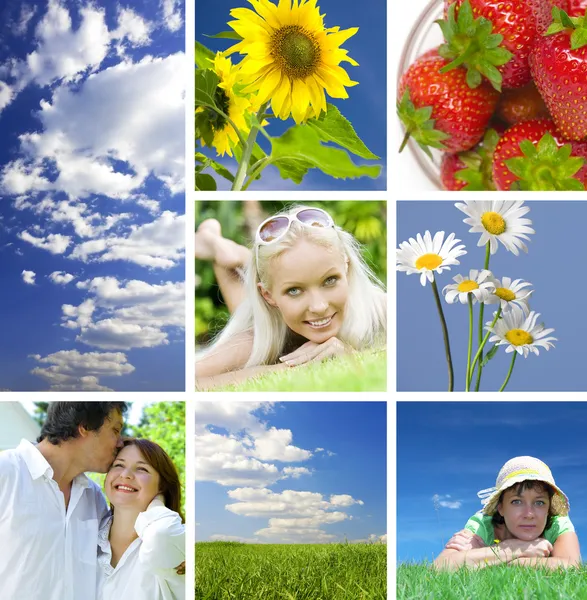 Summer collage — Stock Photo, Image