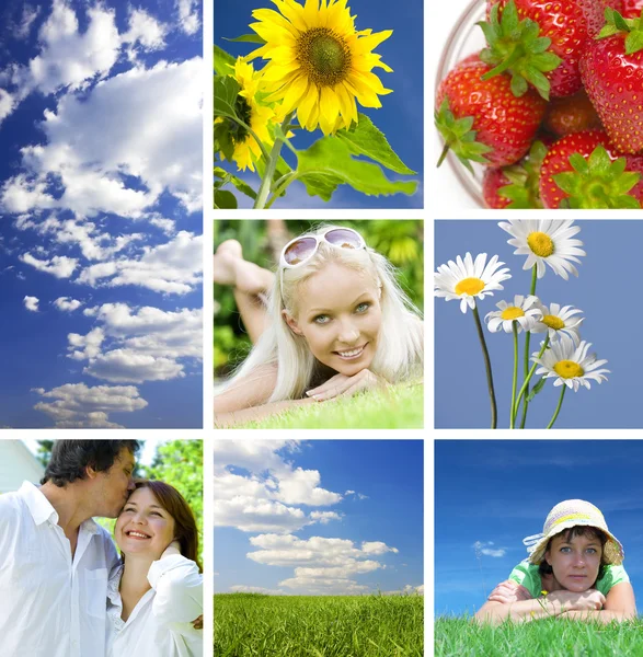 Summer collage Stock Photo