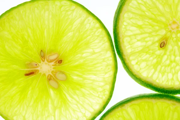 Pieces of lime — Stock Photo, Image
