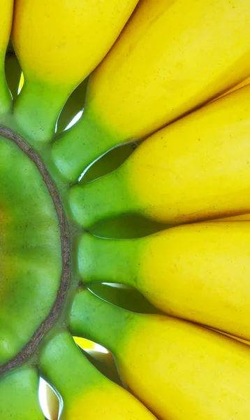 Banán makro — Stock fotografie
