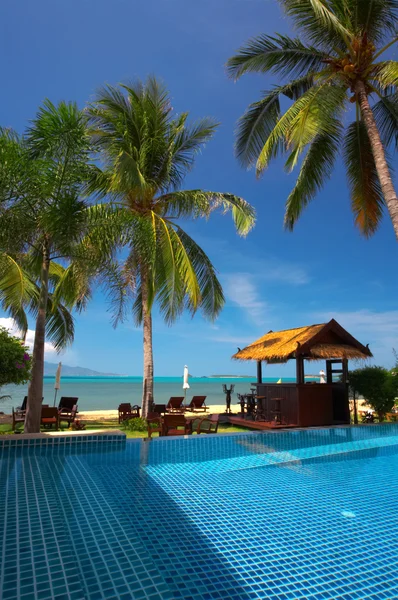 Tropická bazén — Stock fotografie
