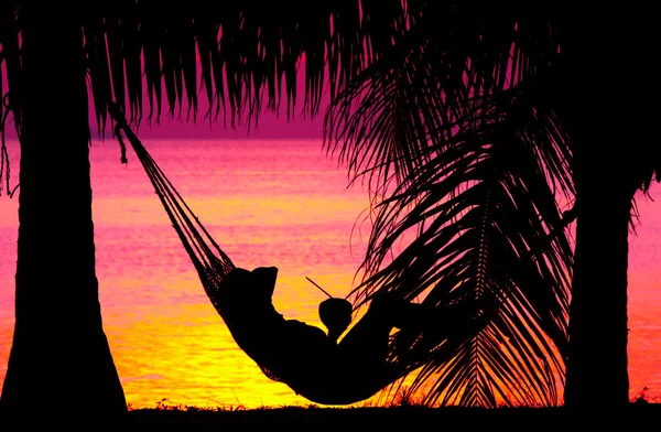Cocktail sunset — Stock Photo, Image