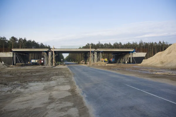 Construção de estradas — Fotografia de Stock
