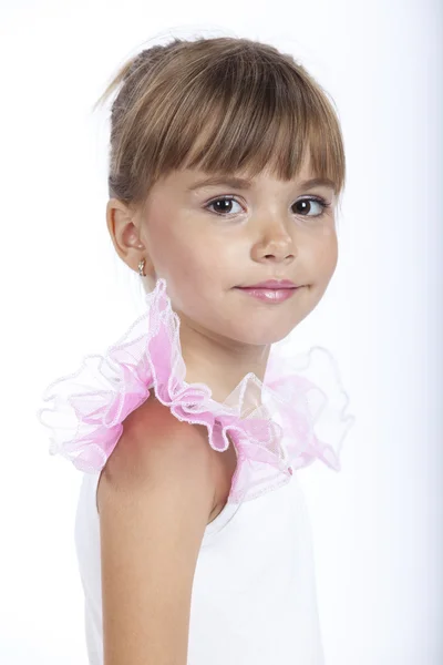 Bedårande liten flicka, 5 år gammal Royaltyfria Stockbilder