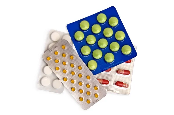 Tablets and capsules_1 — Stock Photo, Image