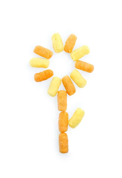 Flower of corn sticks — Stock Photo, Image
