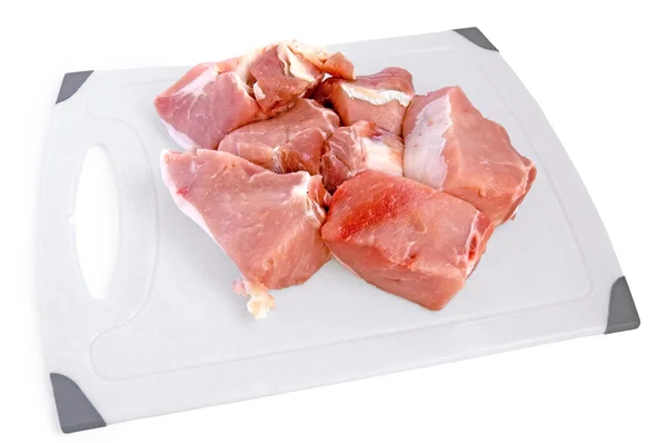 슬라이스 돼지고기 — 스톡 사진