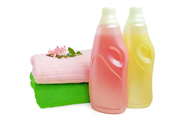 Промывка и полотенца — стоковое фото