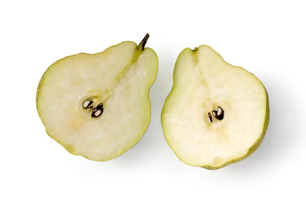 Dos mitades de peras — Foto de Stock