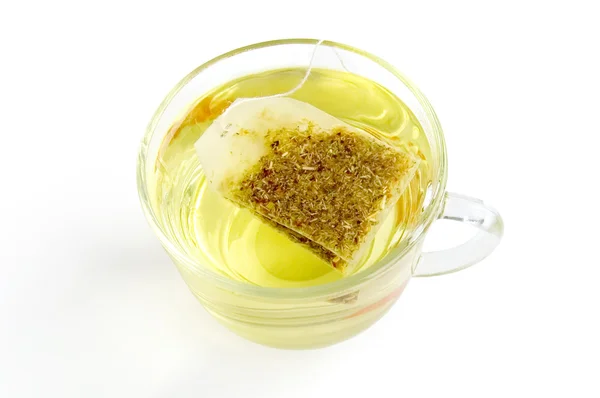 Buste di tè verde — Foto Stock