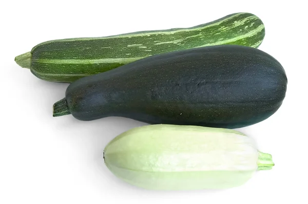 Three courgettes — Stock Photo, Image
