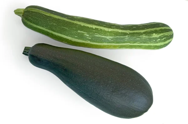 Två zucchini — Stockfoto