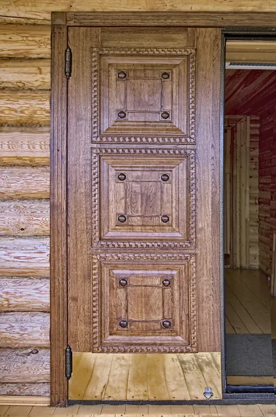 Dwa składane drzwi otwarte — Zdjęcie stockowe