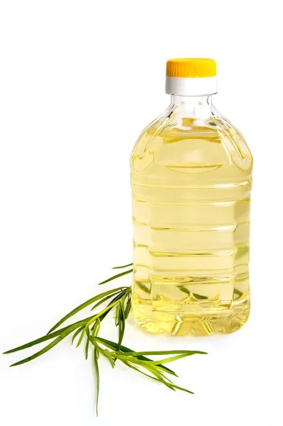 Vegetable oil with tarragon — Stock Photo, Image