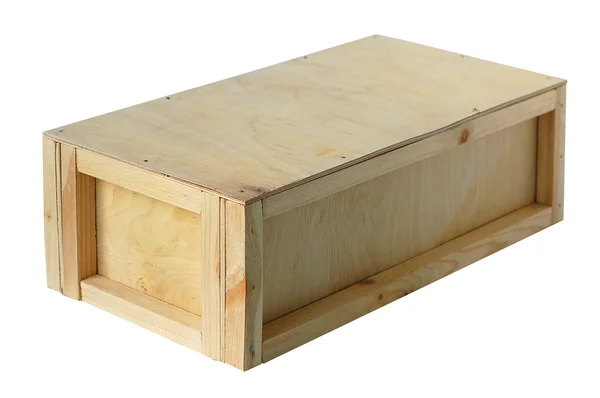 Κλειστό ξύλινο κουτί δώρου — Φωτογραφία Αρχείου