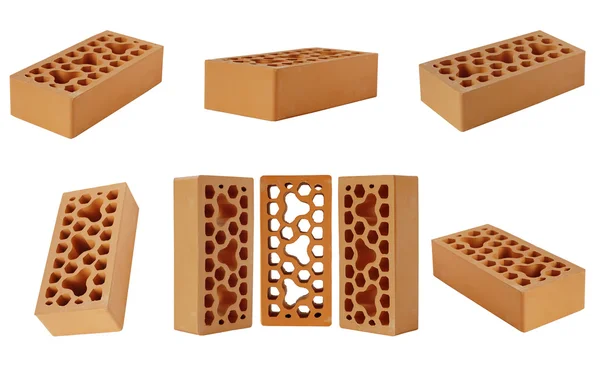 Isolated bricks — Stock Photo, Image