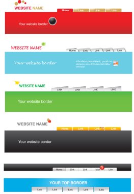 Web 2.0 templates clipart