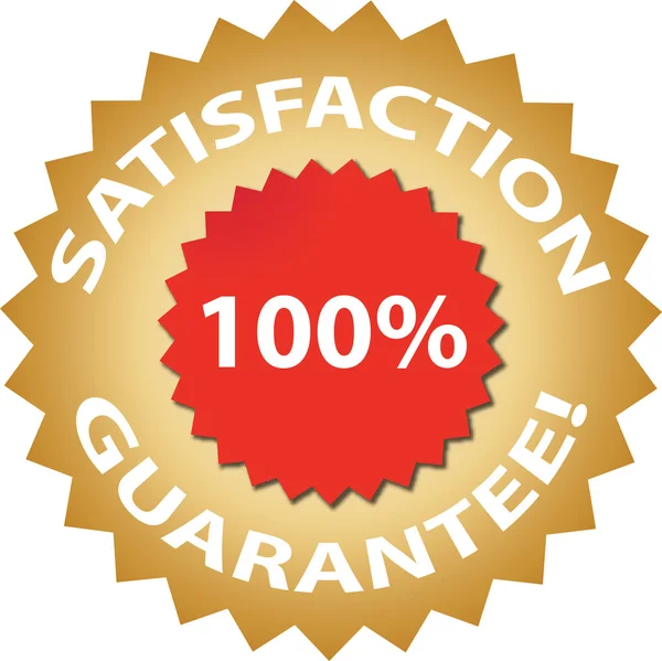 Satisfaction guarantee — Stock Vector
