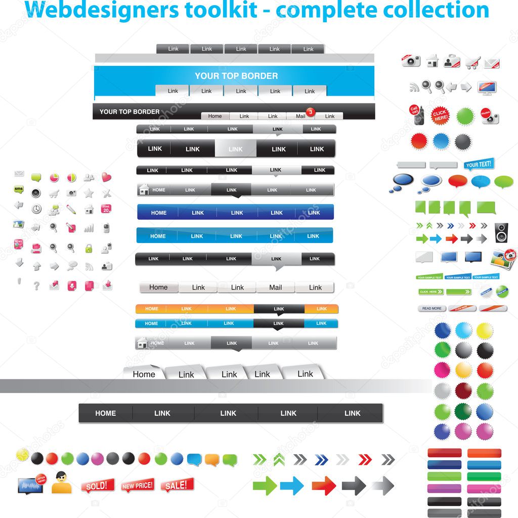 Webdesigners toolkit collection