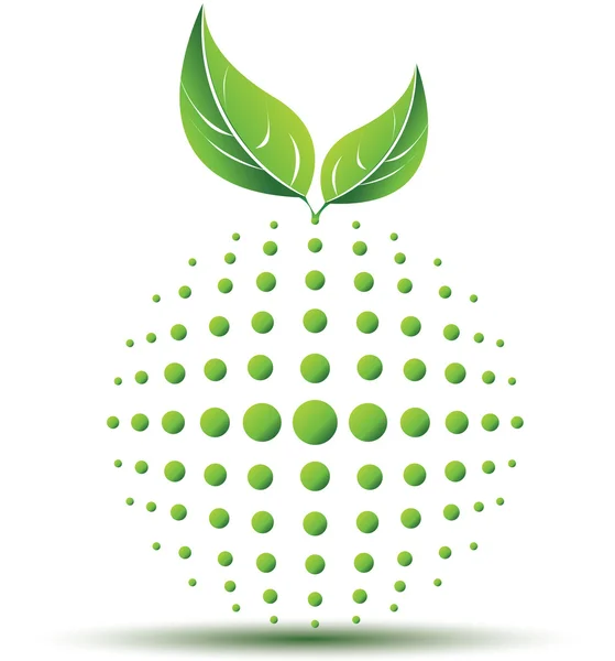 Environmental fruit — Stock Vector