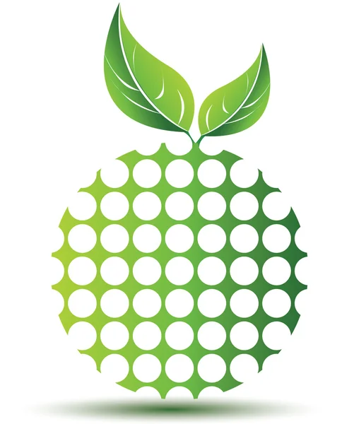 Pomme environnementale — Image vectorielle