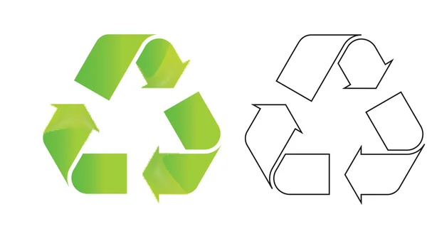 Ανακύκλωση εικονιδίων — Διανυσματικό Αρχείο