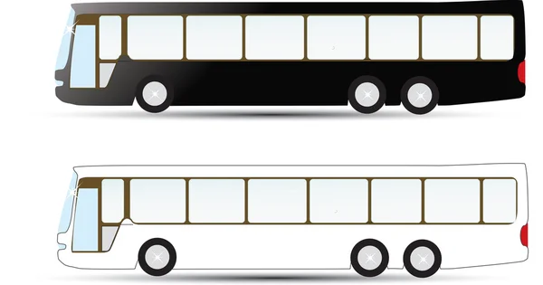 Autobus wektor — Wektor stockowy