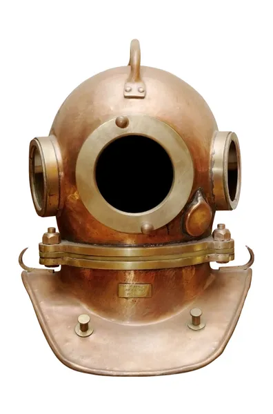 Stará potápěčská helma — Stock fotografie