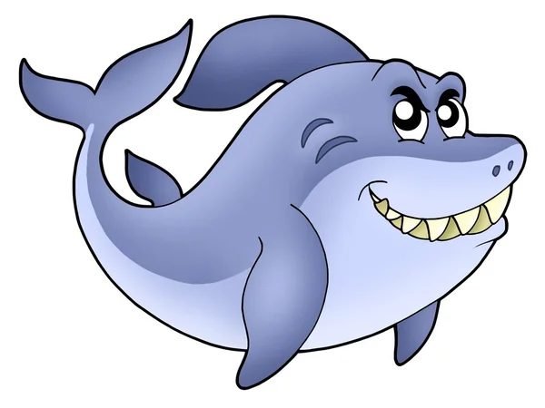 Grande tubarão dos desenhos animados — Fotografia de Stock