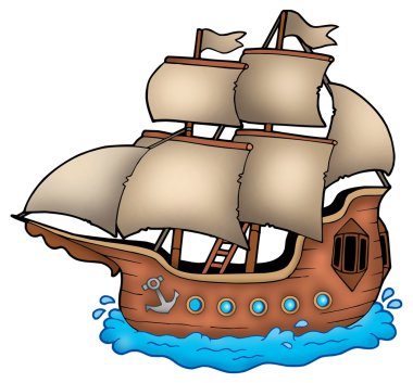 Old ship clipart