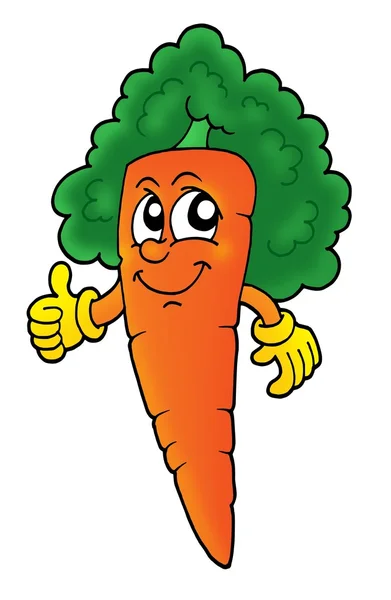 Фігурні морква — стокове фото