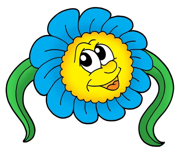 Blume mit Blatt — Stockfoto
