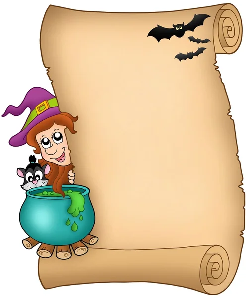 Halloween pergament 3 — Stockfoto