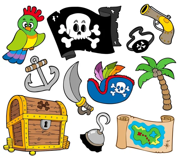 Kolekcja pirat — Wektor stockowy
