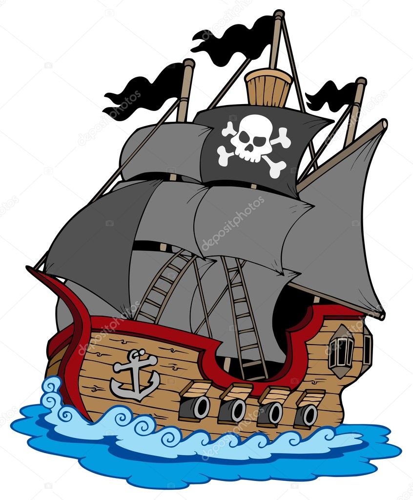 Pirate vessel Stock Vector Image by ©clairev #3208589
