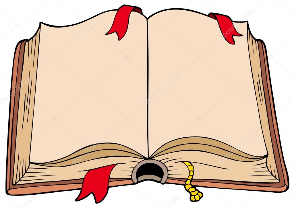 Cartoon Illustration of Open Book Clip Art Stock Vector Image & Art - Alamy