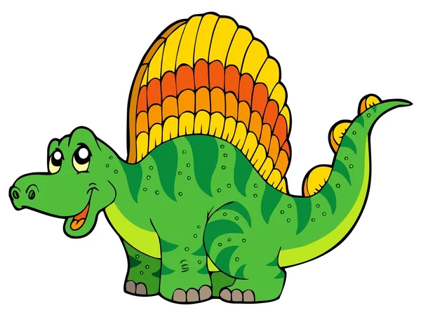 Desenhos animados pequeno dinossauro —  Vetores de Stock