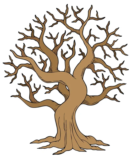 Árvore oca — Vetor de Stock