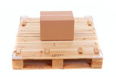 Wooden shipping pallet clipart