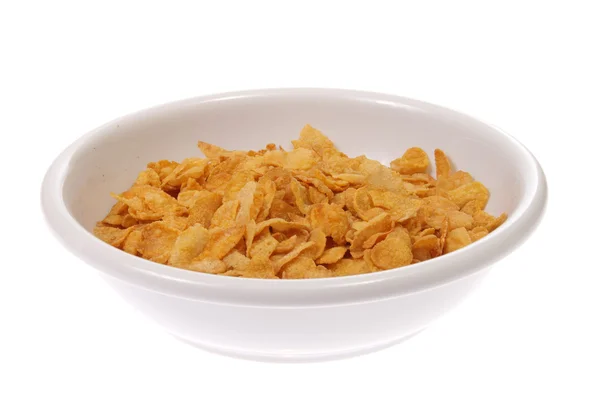 Bowl with corn flakes — Stock Photo, Image
