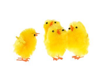 Yellow chicklings clipart