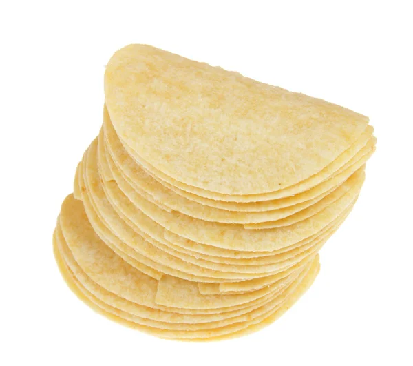 Slices of potato chips — Stock Photo, Image
